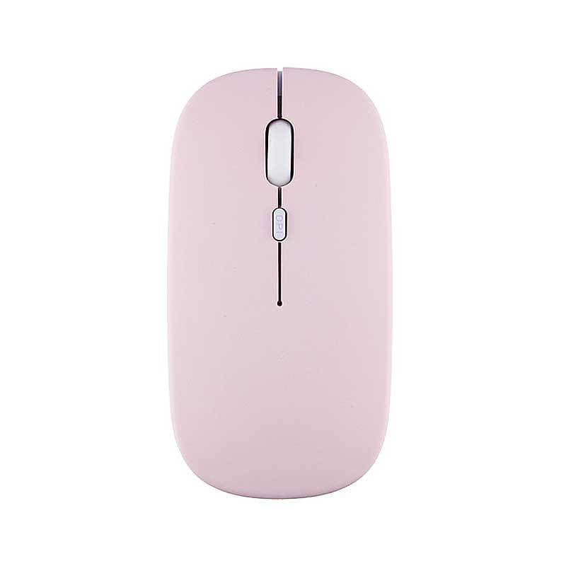 Vanan - Mouse Rosado Inalambrico Bluetooth Recargable Para Ipad Tablet