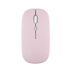 Vanan - Mouse Rosado Inalambrico Bluetooth Recargable Para Ipad Tablet