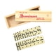 thumbnail image 1 of Juego De Dominó Con Caja De Madera Multifuncional Para Adultos, Noche De Juegos Familiar, 1 of 3