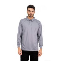 Polera Cooldry Quebec Manga Larga Gris