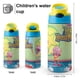 thumbnail image 2 of Henry Hugglemonster Botella de Agua con Tapa Pop Top de Un Toque, Acero Inoxidable, a Prueba de Fugas, para Deportes, Botella Infantil azul 12 oz, 2 of 6