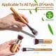thumbnail image 3 of Set de brochas de maquillaje BS-MALL 11 piezas Bamboo Synthetic Kabuki, 3 of 6