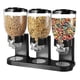 thumbnail image 1 of Dispensador Triple De Mesa Cereal Granos Frutos Secos Dulces Negro, 1 of 4