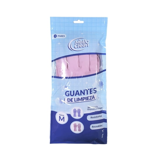 Guantes De Limpieza Talla M 2 Pares 4 Un Hello clean