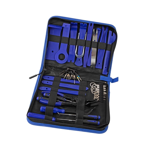 39 Uds. de herramientas de extracción de de automóviles, herramienta de reparación de automóviles con bolsa de almacenamiento, juego de , Azul