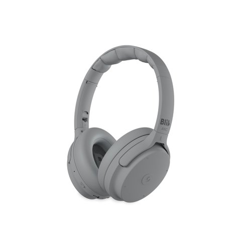 Audífonos Bluetooth Blik Neo Cancelación De Ruido 60H Gris