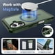thumbnail image 4 of Funda jaroco magnética para iPhone 16 – Verde militar, 4 of 7