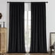 thumbnail image 1 of Cortinas opacas Joydeco, 100% terciopelo negro, 213 x 213 cm, 2 paneles, 1 of 9
