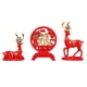 thumbnail image 2 of Estatuas De Ciervos De Resina Manualidades Figuras De Renos De Comedor Para El Día De San Valentín Rojo, 2 of 5