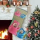 thumbnail image 1 of Calcetín de Navidad Billy Bam Bam Lino Blanco 54x38 cm, 1 of 5