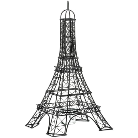 Accent Plus - Portavelas Zingz & Thingz Torre Eiffel De Metal Con Cristal
