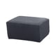 thumbnail image 5 of Jacquard Storage Otomana cubierta reposapiés Slipcover Protector gris, 5 of 5