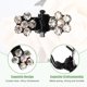 thumbnail image 5 of Bargains Únicos 12 Piezas Mini Pinza de Pelo Pequeña con Piedras de Imitación Clips de Pelo Metálicos Pequeños para Mujeres Blancos, 5 of 7