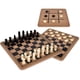 thumbnail image 1 of Juego De Mesa 3 En 1 Madera (ajedrez-damas-tres En Línea), 1 of 2