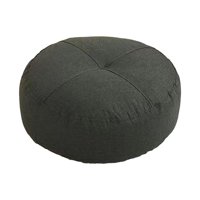 Magideal - Cojín De Suelo Redondo Para Asiento, Cojín De Meditación Pequeño De Primera Calidad, Almohada De Suelo Para Meditación Para Yoga, Sofá, Cama, Dormitor Gris Oscuro