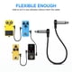 thumbnail image 5 of Paquete de 6 cables Heams Professional para guitarra Heams Professional, 30 cm, color negro, 5 of 7