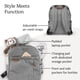 thumbnail image 3 of Mochila para pañales UPPAbaby Savannah Pearl Grey Jacquard, 3 of 6