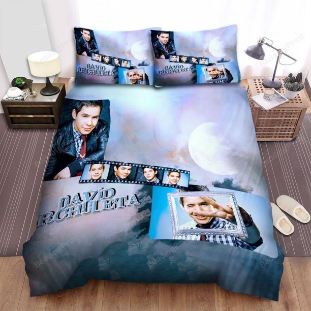 David Archuleta Wallpaper Quilt Duvet Cover Set Bedclothes Bedding Bedspread3-Piece Bedding Set