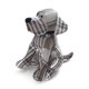 thumbnail image 5 of Tope para Puerta con Forma de Perro Elements 28 cm de Poliéster a Cuadros Marrón, 5 of 5