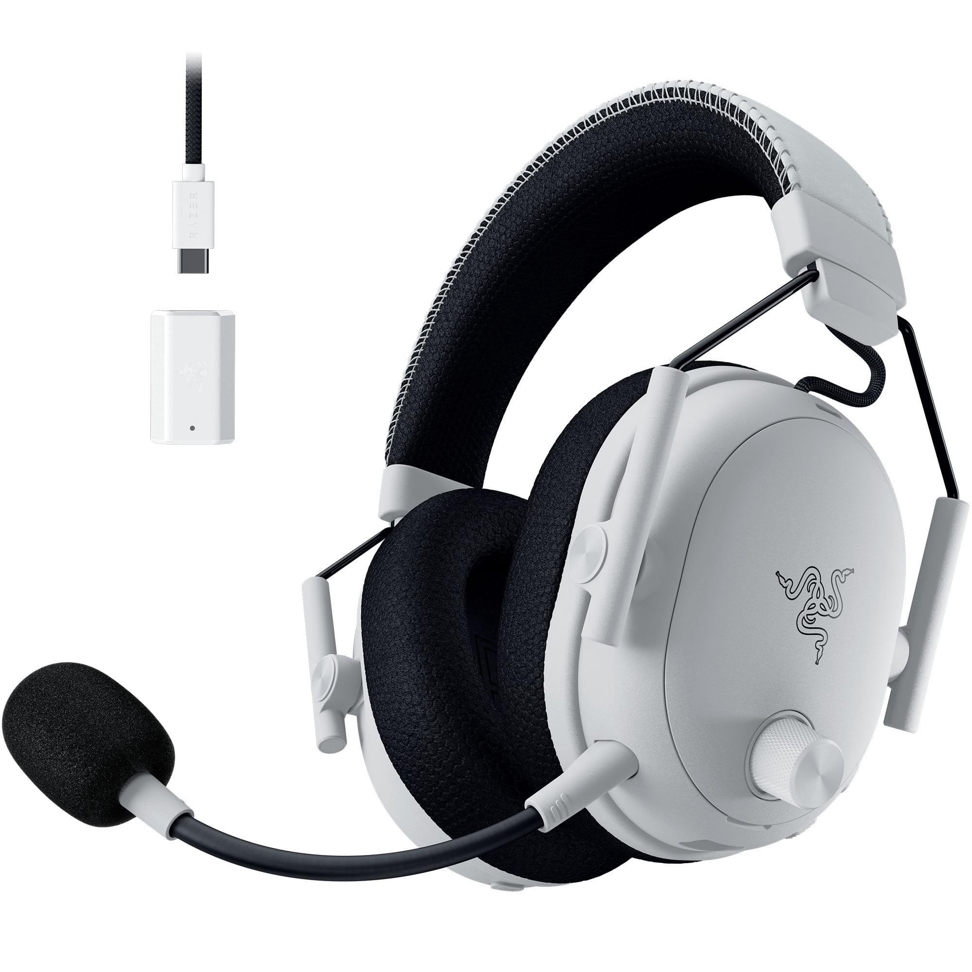 Audífonos Para Juegos Razer Blackshark V3 Pro Inalámbricos Anc Blanco