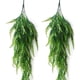 thumbnail image 1 of 2 piezas de plantas artificiales de plástico, follaje de vid, sauce llorón falso, hiedra, hojas colgantes artificiales para decoración de enrejado de pared de jardín y oficina en casa., 1 of 6