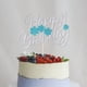 thumbnail image 4 of Decoración para tartas con diseño de copo de nieve con diseño de feliz cumpleaños e invierno HB-4, 4 of 8