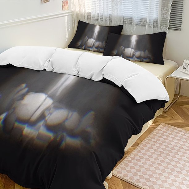 Five Nightat Freddy Quilt Set Thicken Soft 3 Pieces Bedding Set All Season Duvet Cove with 2 Pillowcases for Adult Women Girls Teens Home Room Decor