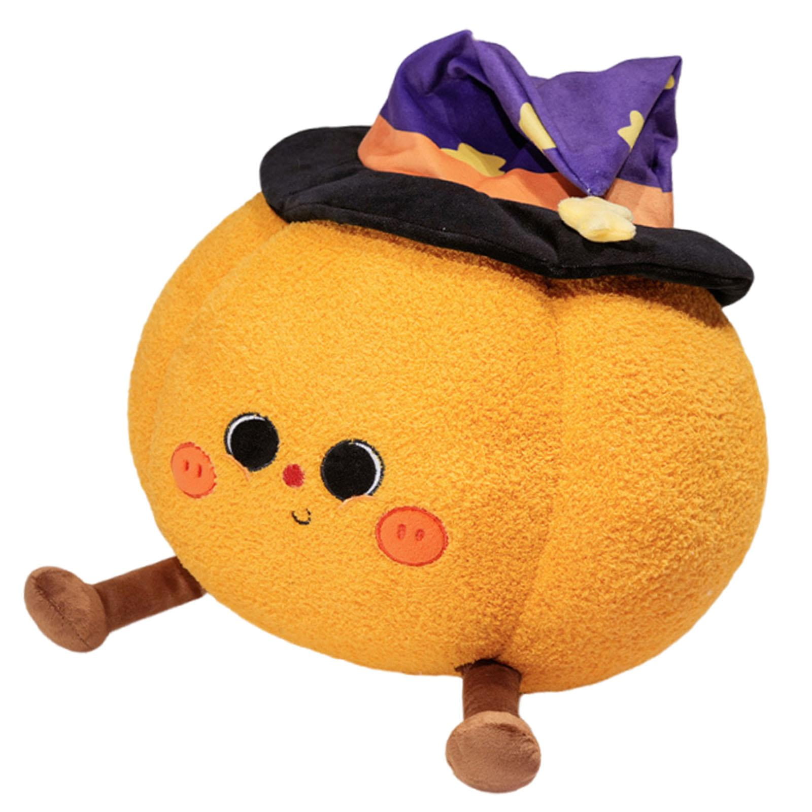 Magideal - Cojín De Juguete De Halloween, Muñeco De Utilería, Decoración Del Hogar, Cojín De Sofá, Juguete De Peluche, Decoración De Halloween, Regalo Para Niños Calabaza 38cmx38cm