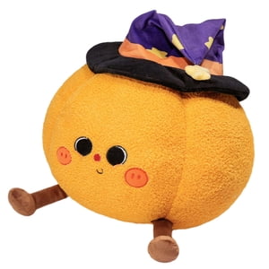 Magideal - Cojín De Juguete De Halloween, Muñeco De Utilería, Decoración Del Hogar, Cojín De Sofá, Juguete De Peluche, Decoración De Halloween, Regalo Para Niños Calabaza 38Cmx38Cm