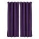 thumbnail image 1 of Pack Cortina Blackout de Argolla Morado 140 x 225 Cm, 1 of 4