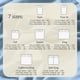 thumbnail image 4 of Juego de sábanas LuxClub Twin XL Soft, 3 piezas, bolsillos profundos, 18 pulgadas, color cielo, 4 of 7