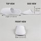 thumbnail image 3 of Pantufla HEITOUHUI 28 cm Blanca Desechable - Pack de 32 pares, 3 of 8