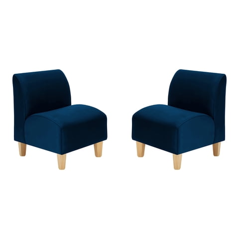 Bodevir - Set Poltrona Soft 1C Felpa 05 Azul Marino