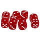 thumbnail image 3 of Paquete De 10 Dados Acrílicos D6 De Seis Caras Para Juguetes De Juego De Mesa De Fiesta D&D TRPG Rojo, 3 of 4