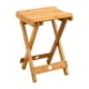 thumbnail image 5 of Taburete plegable de bambú para exterior, silla para pescar, muebles portátiles, silla de Camping, taburete plegable para senderismo, barbacoa, Picnic 28cmx28.5cmx46.5cm, 5 of 5