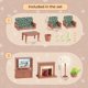 thumbnail image 3 of Set Deluxe de Sala de Estar en Miniatura para Muñecas OLEOCA Familia, 3 of 6
