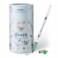 Ohuhu Maui 60 Marcadores A Base De Agua, Pincel Y Fineliner