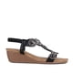 thumbnail image 1 of Sandalia Plana Negro Casual Js53 Mujer, 1 of 3