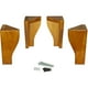 thumbnail image 1 of Kit 4 Patas Universales Para Cama Europea - Miel 19.5 cm, 1 of 3