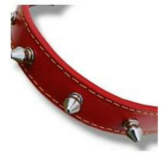 Collar Para Perros O Gatos Punta Rojo L