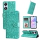 thumbnail image 5 of Funda tipo cartera FOXDOCK para OPPO A78 5G , diseño girasol en relieve, cuero PU, cierre magnético, soporte y tarjetero, 5 of 5