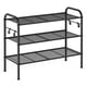 thumbnail image 1 of Organizador de zapatos de metal con 3 niveles, para 12 pares, de la marca Shoe Rack SONGMICS, 1 of 6