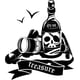 thumbnail image 1 of Decomural Pirate Treasure, Rum & Skull WS-46797, 1 of 2