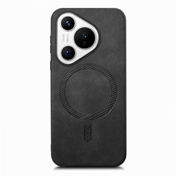 Magnetic Slim Case for Huawei Pura 70 with Camera Guard & Anti-Scratch Back Black