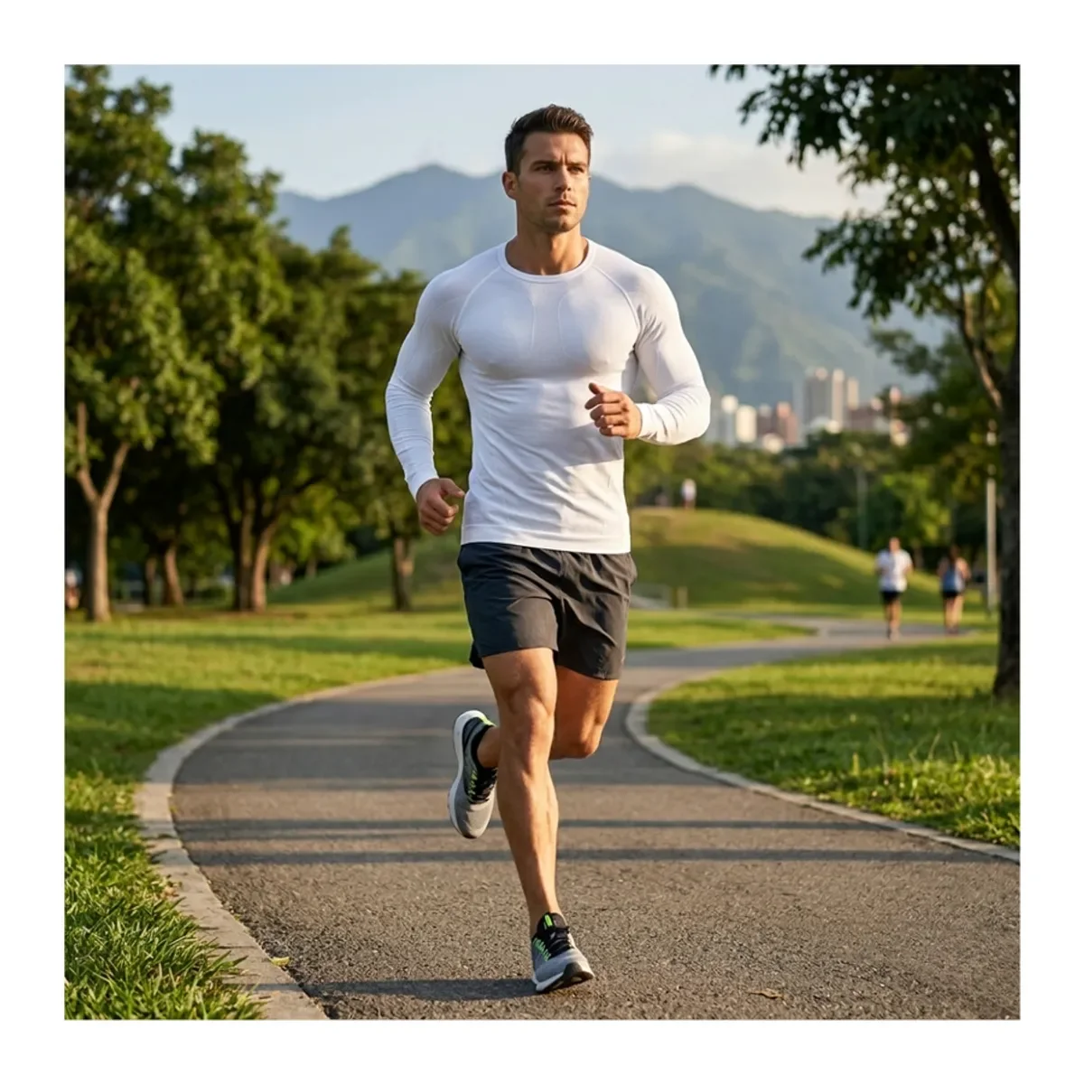 Genérico - Primera Capa Térmica Hombre/mujer Sin Costuras Running Outdoor