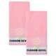 thumbnail image 1 of REGALWOVEN Toallas de Mano Jacquard Daisy 29" x 13", Toallas Decorativas Absorbentes Florales para el Hogar, Baño, Cocina Rosa 2pk, 1 of 7