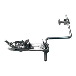 Magideal - Soporte De Abrazadera Para Cencerro De Bombo, Abrazadera De Extensión, Fácil De Instalar, Brazos De Montaje De Percusión, Accesorios Resistentes, Sopo Con Curva De Extensión