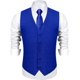 thumbnail image 2 of Gilet Satin Formal Hombre Chaqueta Sin Mangas Matrimonio azul L, 2 of 5