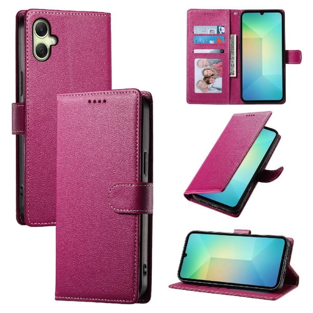 Funda para FOXDOCK Samsung Galaxy A06– Cuero Premium, 3 ranuras para tarjetas, Protección contra impactos