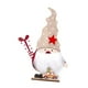 thumbnail image 3 of Estatua De Papá Noel, Escultura De Mesa Para Chimenea, Adorno Navideño De Gnomo De Madera Con Estrella, 13x4x18cm, 3 of 3